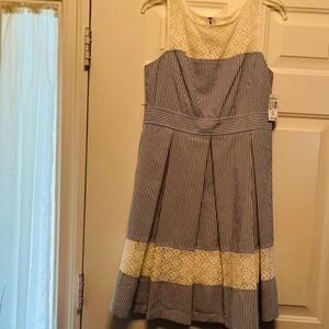 Seersucker Summer Dress